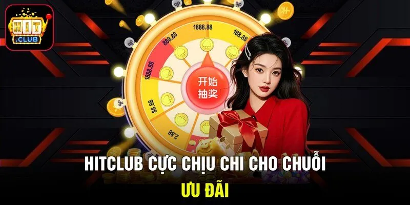 Hitclub cực chịu chi cho chuỗi ưu đãi